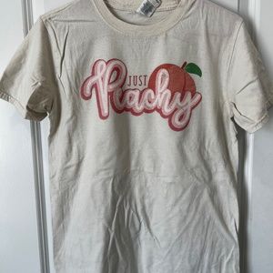 Just Peachy Shirt from Etsy